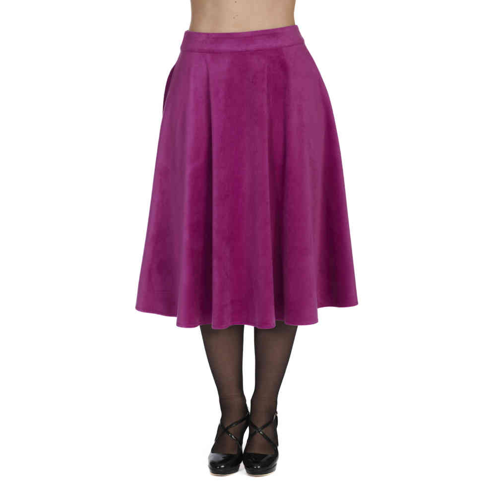 Banned - Velvet Dreams Rok - Paars